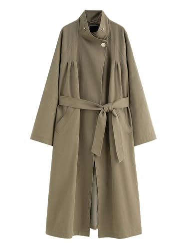 Trench-coat col mandarin femme coupe-vent léger pour ne plus craindre la mi-saison