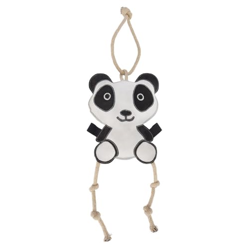 Schneiders Stable Toys for Horses | Durable 3D Horse Enrichment Toys for Stall Play or Travel | Suede Shell, Polyfill & Rope Legs for Interactive Fun | Panda