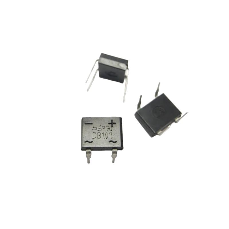 New 2024 50Pcs Db107 Dip4 Diode Rectifier Bridge 1A 1000V Db107S SOP4 Single Phases Diode Rectifier Bridge Electronica Componentes Accessories
