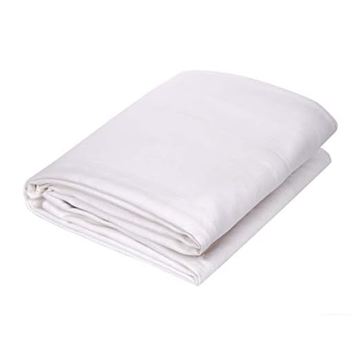 Urban Villa Cotton Thermal Blanket Made from 100% Soft Premium Cotton, Plain Weave, White, Twin 66"x 90", Perfect for Layering in Bed, LINT Free