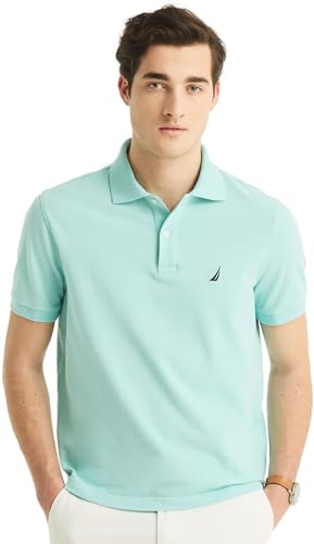 Nautica Mens Classic Short Sleeve Solid Performance Deck Polo Shirt product thumbnail 19