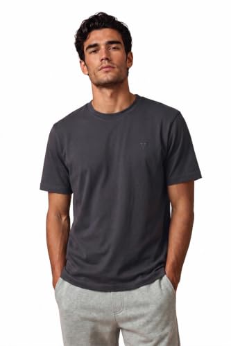 Image of Van Heusen Men's Crew Neck T-Shirt - Soft & Breathable Cotton | Regular Fit | Comfortable Everyday Casual Wear | Short Sleeves | Summer Favorite |Solid Colors | Style 60052|Available in Pack of 1 & 2