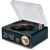 Bigben - Altavoz Bluetooth con diseño de disco, color verde