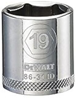 Metric Shallow Socket, 6-Point, 3/8-In. Drive, 19mm
