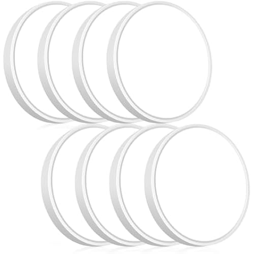 hepside LED Flush Mount Ceiling Light, 7Inch 15W LED Ceiling Lights,5 Color Temperatures in One,Ultra-Thin Flush Mount Light Fixture for Hallway,Kitchen,Bathroom,Bedroom,Dining Room,Office （8 Pack）