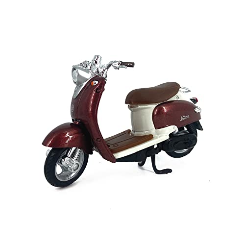 Welly Die Cast Motorcycle For Unisex Children, Copper Yamaha 1999 Vino Yj50R, 1:18 Scale #TOP19