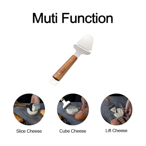 Image of Cheese Slicers for Block Cheese, Handheld Plane Butter Cutter for All Types Of Cheeses, Non Stick Cheese-Peeler Stainless Steel, Durable Kitchen Cooking