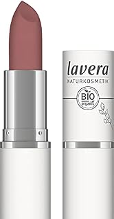 lavera Velvet Matt Lipstick - Tea Rose 03 - natural cosmetics - Comfortable wear, no drying out the lips - Gluten free - Longlasting - Organic blossom butter & Organic sunflower oil - 4,5g