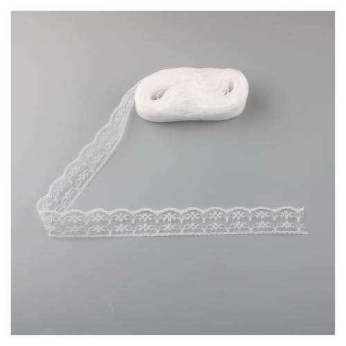 Cinta de encaje blanco para arreglar ropa y rematar costuras rotas 3