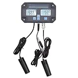 Lonrtesw Probador Digital de Calidad del Agua 6 en 1 con Wifi, /EC/TDS/SALT/GS/Temperatura, Analizador de Agua con Aplicación de Monitoreo Remoto en Línea, Enchufe de la UE. EU Plug