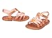 mini melissa Hip Bloomy Sandals for Toddlers, Pearlish Brown/Pink, 8