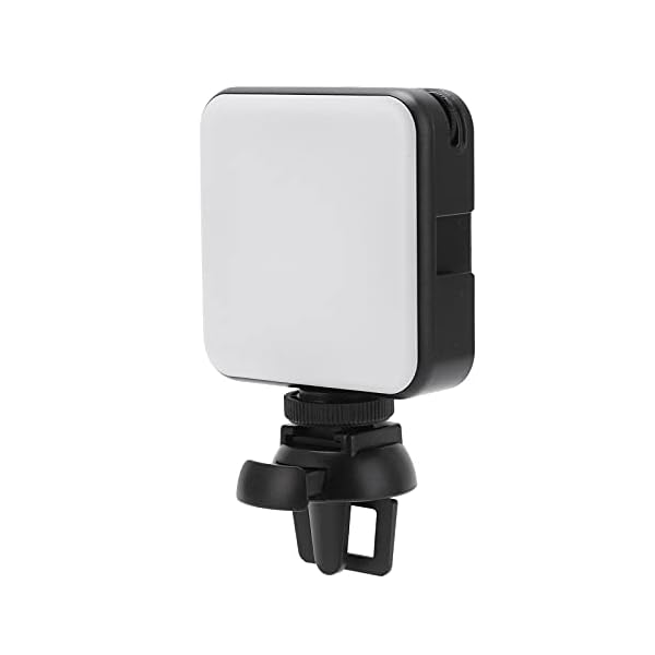 01 02 015 Selfie-Ringlicht, 2500-9000K Typ-C-Ladeanschluss LCD-Display RGB-Videolicht für Selfie-Make-up Live zum…