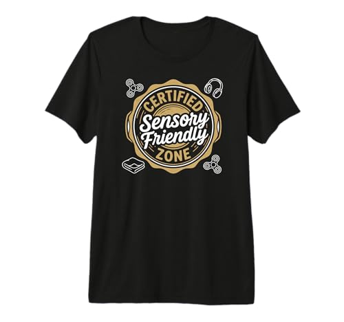 Certified Sensory Friendly Zone Autism Sensory Premium Tri-Blend T-Shirt