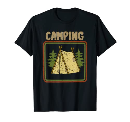 Camping Outdoor Camp Hombres Mujeres Niños Camiseta