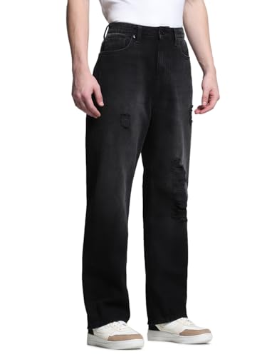 Image of Jack & Jones Men's Loose Fit Jeans | High Rise | Jeans for Men