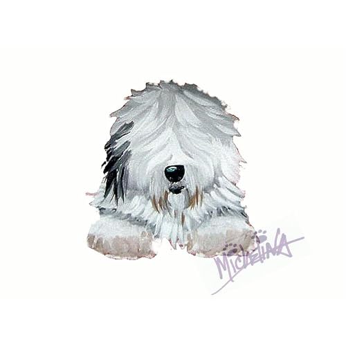 Taza cerámica de 11 oz con diseño Old English Sheepdog miniatura 3