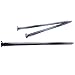 (25-Pack) - Round Metal Landscape & Paver Edging Anchoring Stake, 12-Inch Length - Bright Spike Timber Nail, Tent Spikes, Camping, Trapping, Landscape, More (25-Pack)