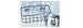 Produktbild BRS Duschgestell Metall Chrom, Dusch Ablage Korb Gestell stabil + Saugnapf Saugnäpfe