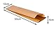 Kraftpapiertüten Braun Lange Brottüten (55 cm) – Kraftpapier für Baguette, Bäckerei und Konditorei (100units 55x10cm)