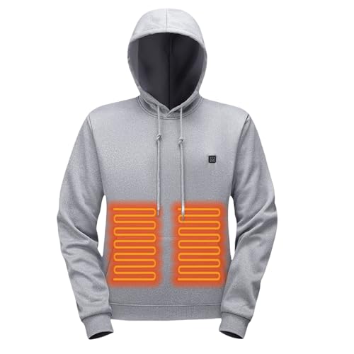 Heated Hoodie for Men Women Heated Jackets Sweatshirt Warm USB Electric Heaters Winter Heating Hoodies Outdoor Coat2