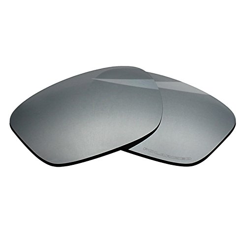 BlazerBuck Verres de rechange polarisés anti-sel pour Oakley Sliver OO9262, Argent chromé polarisé, 0, (AS-SLIVER-SILVERCHROME) Cover