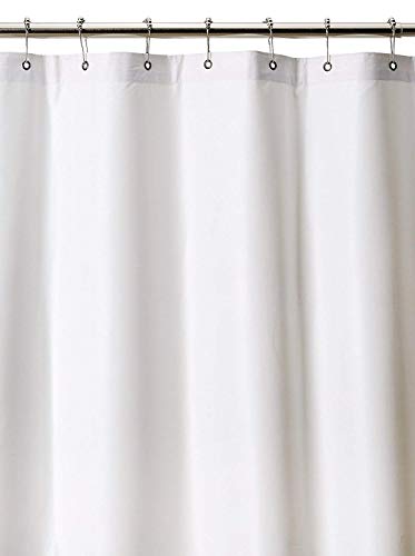 Csi Bathware 54" W X 74" L Heavy Duty Vinyl Shower Curtain In White #TOP1