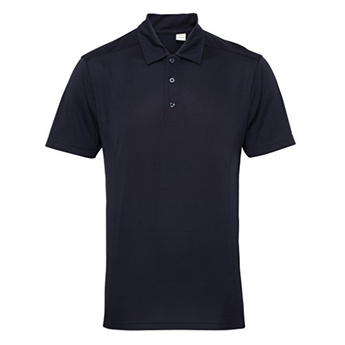 Image of Tri Dri Mens Panelled Short Sleeve Polo Shirt (XL) (French Navy)