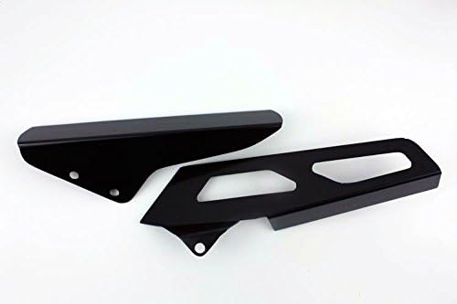 Miniatura 2 de SMT-Cubierta protectora de cadena negra compatible con Suzuki Gsx-R 1000 Gsxr1000 2005 2006 sin logotipo [B015SMMY08]