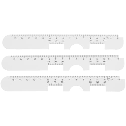 Facile da usare: con un design intuitivo, questi righelli pd consentono misurazioni precise con il minimo sforzo, rendendoli ideali sia per i professionisti che per l'uso personale, righello di misurazione della distanza della pupilla, scala della distanza della pupilla