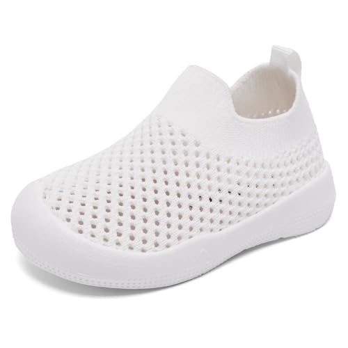 Image of Eashi Baby Boy Girl Non-Skid Indoor Infant Walking Shoes Breathable Warm Elastic Sock Shoes with Memory Sole Protect Toes Outdoor Sneakers