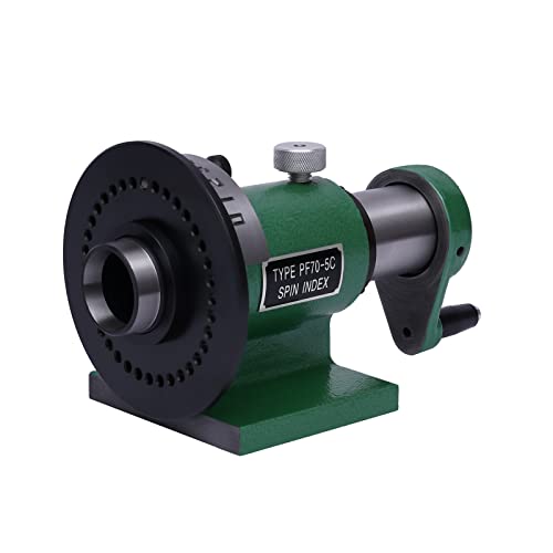 5C Indexing Spin Jigs Fixture Drill Milling Lathe Grinding Indexing Head, Multifunction Worktable Milling Working Table Milling Machine for Grinder Milling Machine Indexing tool 1-1/8