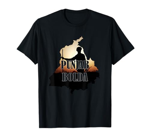 Punjab Bolda Farmers India Punjabi Desi Indian T-Shirt
