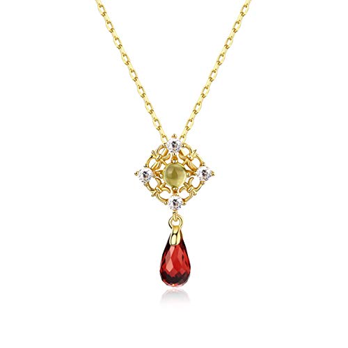Nœud Chinois et Pendentif Cristal de Poudre | Le Cadeau Poétique Idéal
