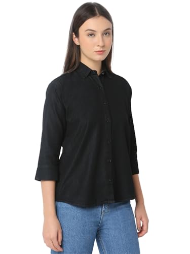 Image of Smarty Pants Women's Denim Formal Shirt.