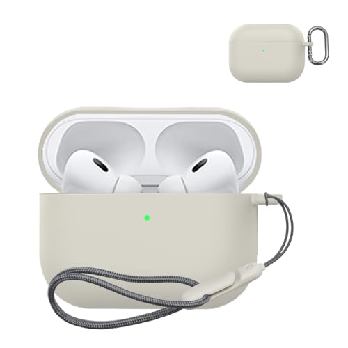 For AirPods Pro 3 �P�[�X �ی�J�o�[ �V���R���P�[�X SpinoArmor �����[�d�\ �S�ʕی� �����h�~ �L�Y�h�~ �ϏՌ� �h�o �y�� ���[ �J���r�i�t�� AirPods Pro 3�Ή��i�X�^�[���C�g�j