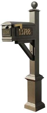Westhaven System with Lewiston Mailbox - Bronze