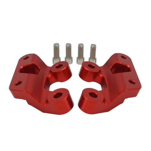 Soporte para barra de luz y extensores de estriberas en Surron