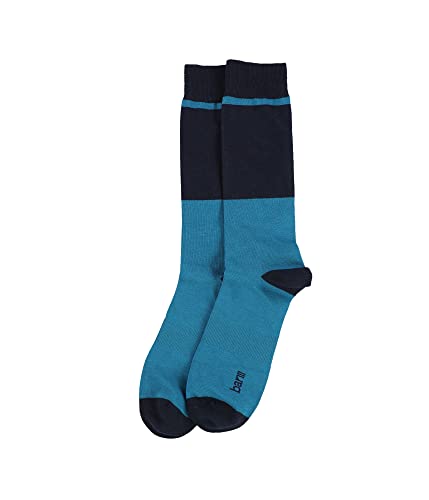 Bar III Men's Colorblocked Socks (Teal, ONE SIZE)