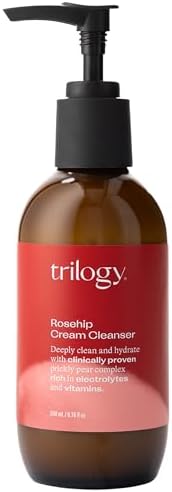 Trilogy Rosehip Cream Cleanser with Prickly Pear Complex, 6.76 Fl Oz