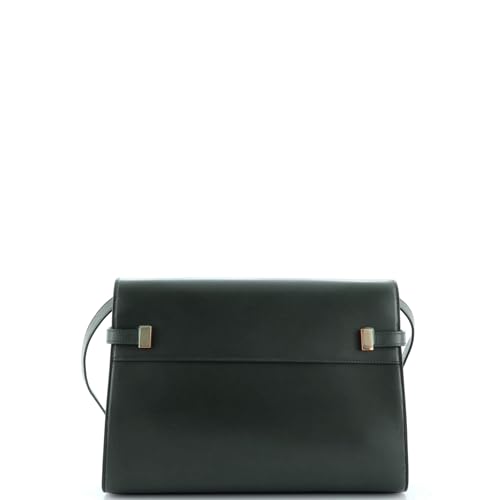 Saint Laurent, Pre-Loved Manhattan Shoulder Bag Leather Medium, Green3