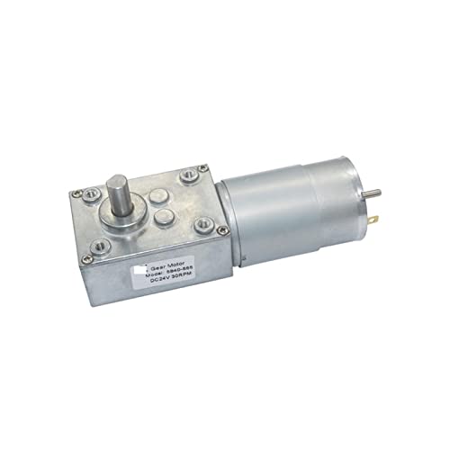 Moteur 12v 24v DC turbine à vis sans fin réducteur hélicoïdal 16rpm