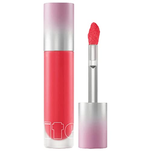 ITEM Beauty by Addison Rae, Clean Makeup, Lip Quip, Lip Oil, 0.13 Fl Oz (Heartpoppin, Sheer Cherry Red)