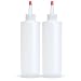 Condiment Squeeze Bottles, 8 Ounce BPA Free 2 Pack with Red Cap, Great for Syrup, Ketchup, Sauces, Dressing, Oil, Arts and Crafts, Leak Proof - Perfect for Kitchen & Restaurant Hold