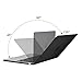 MOSISO Compatible with MacBook Air 13 inch Case 2025 2024 2023 2022 M4 A3240 M3 A3113 M2 A2681, Plastic Hard Shell&Keyboard Cover&Screen Film&Type C for MacBook Air 13.6 inch Case, Black