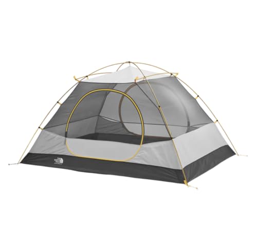 THE NORTH FACE Stormbreak 3 Three-Person Camping Tent | High Low Ventilation Openings for Optimal Airflow, Water Repellent Finish, Golden Oak/Pavement, One Size