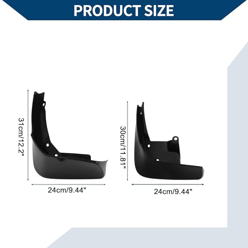 Image of Mud Flaps Splash Guards W /Mount Accessories for Mercedes Benz S Class 2021-2022 Front and Rear Mud Guards 1 Set
