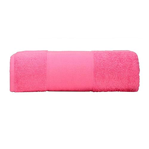 A&R Towels Print-Me Bath Towel (One Size) (Pink)