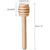 Honeycomb Stick, 40PCS 3 Inch And 6 Inch Mini Wood Honey Dipper Sticks Honey Stirrer Honey Wand Honey Jar Dispense Drizzle Honey Wedding Party Favors