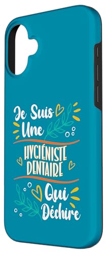 Coque pour iPhone 16 Plus Hygiéniste dentaire Qui Déchire Cadeau Hygiéniste Dentaire – vue 2