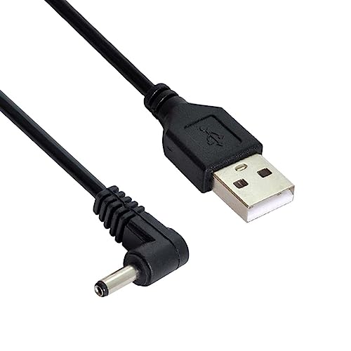USB auf DC Step Up Stromkabel, 5 V auf 12 V Spannungsadapter mit 4,0 x 1,7 mm Klinke, 1 m, Schwarz